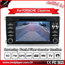 Audio de voiture pour Porsche Cayenne GPS Navigatior avec MP4 DVB-T Système Android